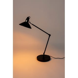 Černá stolní lampa s kovovým stínidlem (výška 70 cm) Jona – White Label