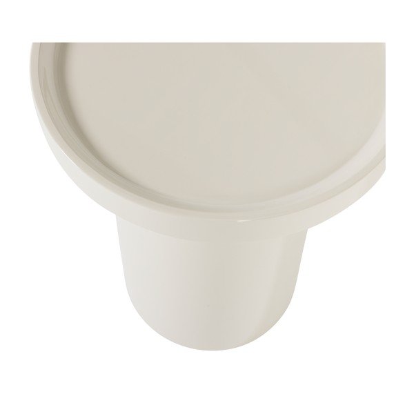 Lesklý kulatý odkládací stolek ø 40 cm Veluna – WOOOD-image-2