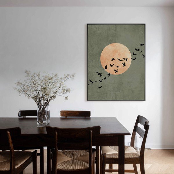 Tištěný obraz s rámem 60x80 cm Midnight Flight – Styler-image-3