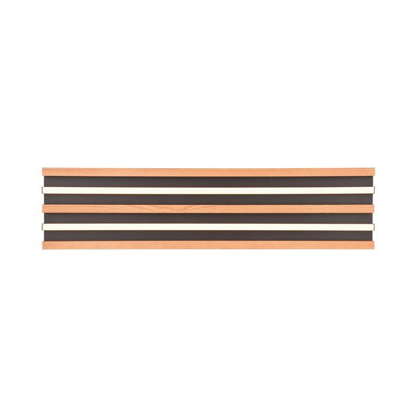 LED stmívatelné stropní svítidlo v černo-přírodní barvě 6x80 cm Fontana – Trio-image-3