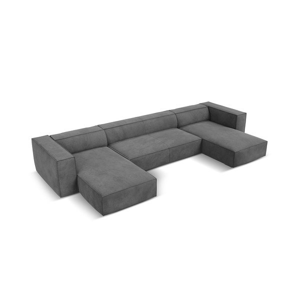 Šedá rohová pohovka (do "U") Madame – Windsor & Co Sofas-image-2