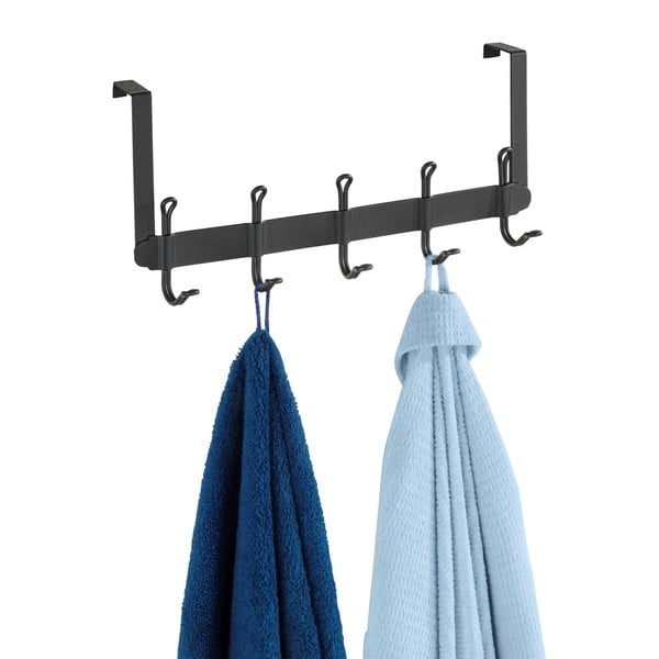 Černý kovový věšák na dveře 37 cm Nostalgia – Wenko-image-1