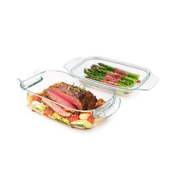 Skleněný pekáč s poklopem 19x34 cm GrandChef – Tescoma-image-1