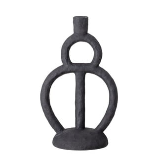 Černý svícen Bloomingville Ramina, výška 29 cm