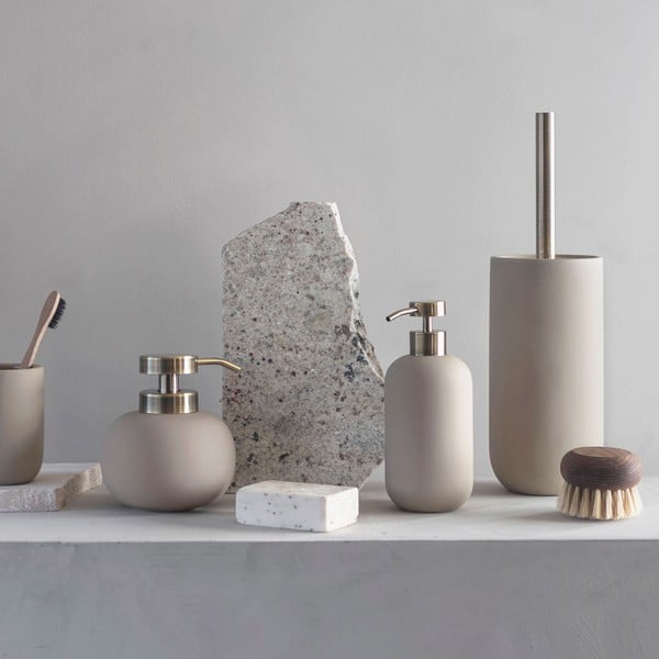 Krémový keramický dávkovač mýdla 200 ml Lotus – Mette Ditmer Denmark-image-3