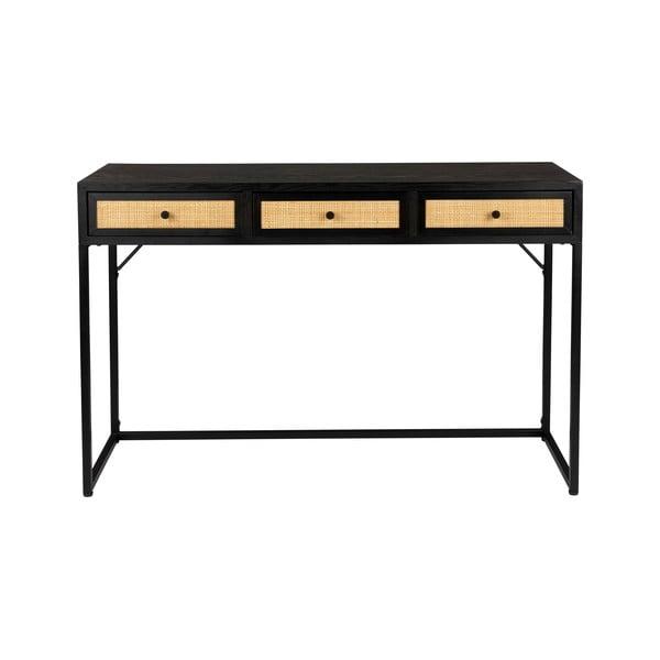 Černý konzolový stolek 40x120 cm Guuji – White Label