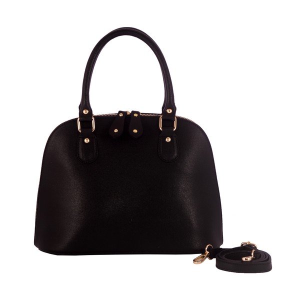 Kožená kabelka Andrea Cardone 2025 Black-image-1