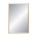 Nástěnné zrcadlo s dřevěným rámem Depth – Hübsch