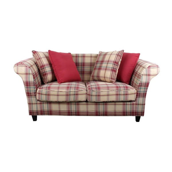 Sofa pro dva Red Chequer