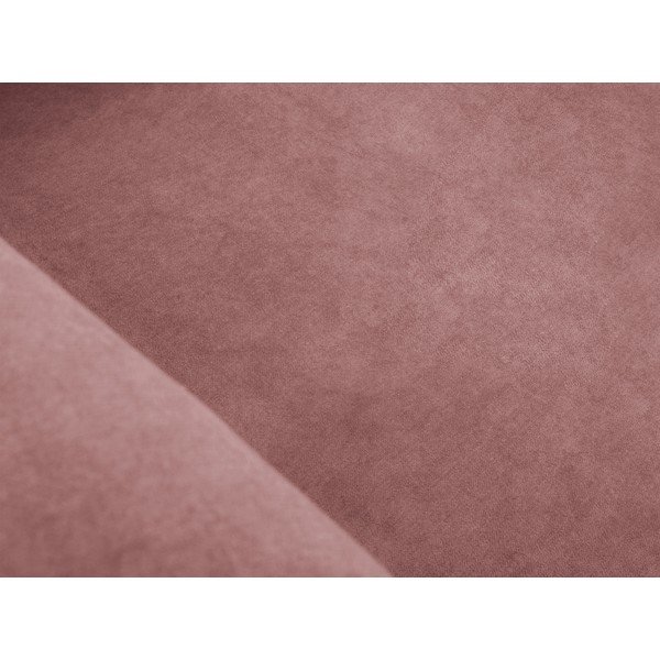 Světle růžová sametová rohová pohovka Erin – Micadoni Home-image-1