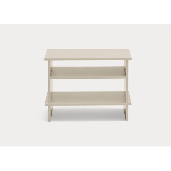 Krémový noční stolek s poličkami Inari – Teulat-image-3