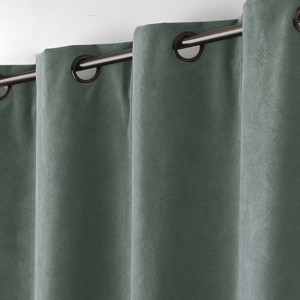Khaki sametový závěs 140x260 cm Olympe – douceur d'intérieur-image-3