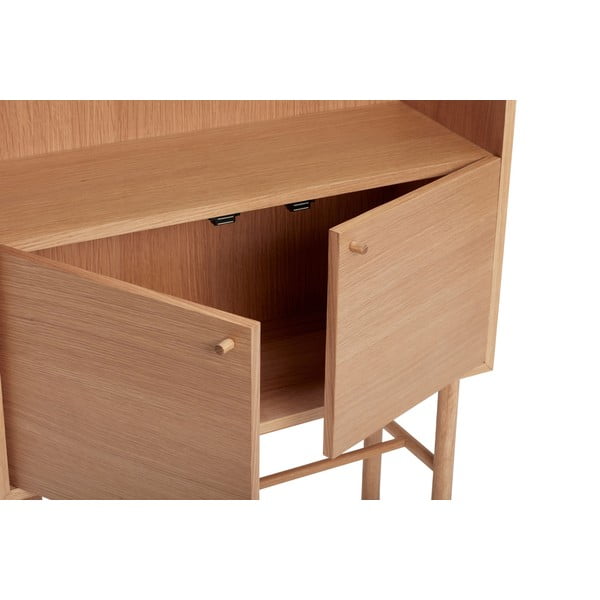 Knihovna z dubového dřeva 80x150 cm Archive – Hübsch-image-2