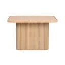 Přírodní odkládací stolek z dubového dřeva Rowico Sullivan, 60 x 60 cm