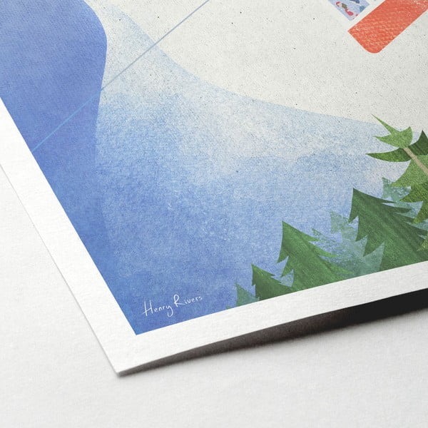 Plakát Travelposter Les Alpes, A3-image-2