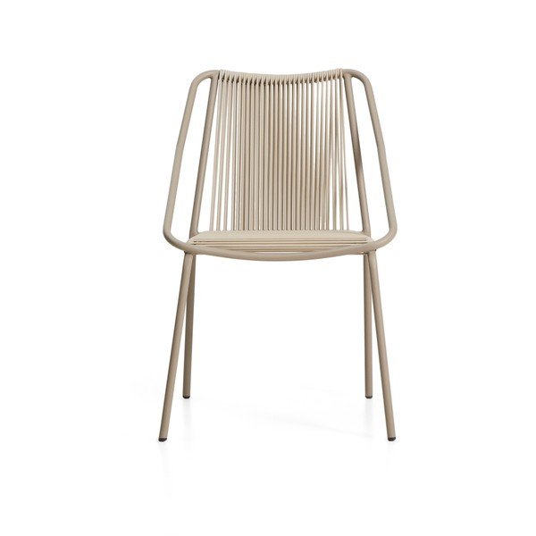Krémová/taupe zahradní židle Zivia – Kave Home-image-4