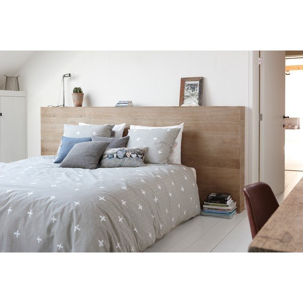 Béžovošedé bavlněné povlečení na dvoulůžko Walra Jentellei, 200 x 220 cm-image-2