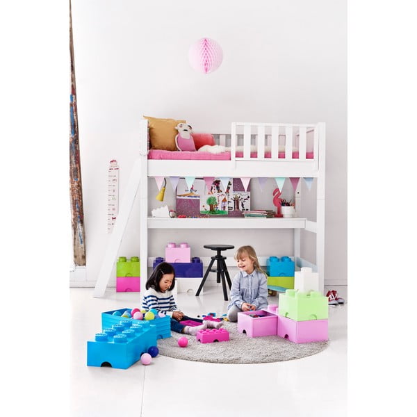 Mentolově zelený úložný box se dvěma šuplíky LEGO®-image-2