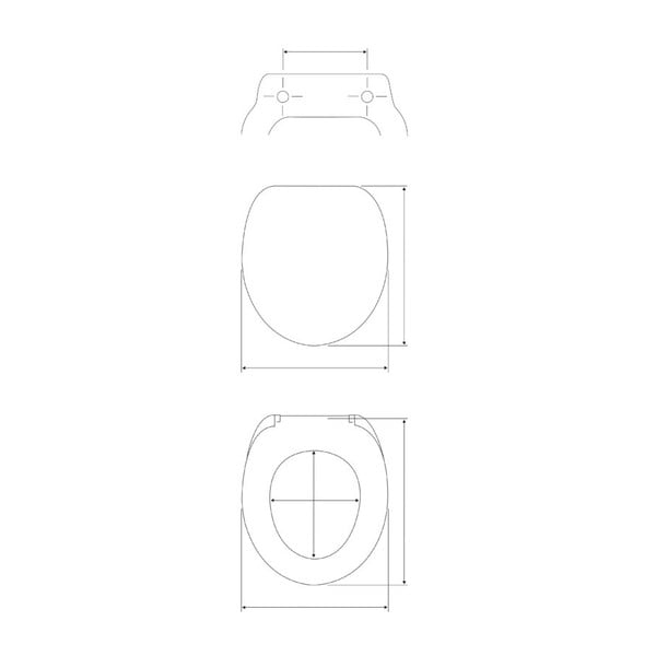 Záchodové prkénko 38 x 41 cm Aldeno – Wenko-image-2