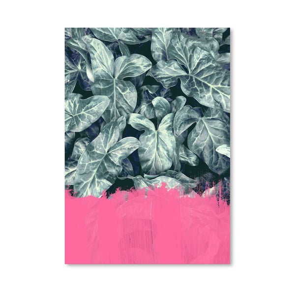 Plakát Americanflat Pink Sorbet On Jungle, 30 x 42 cm