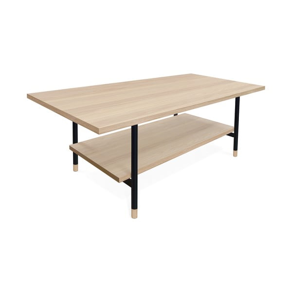 Konferenční stolek s deskou v dubovém dekoru v přírodní barvě 60x120 cm Jugend – Woodman-image-1