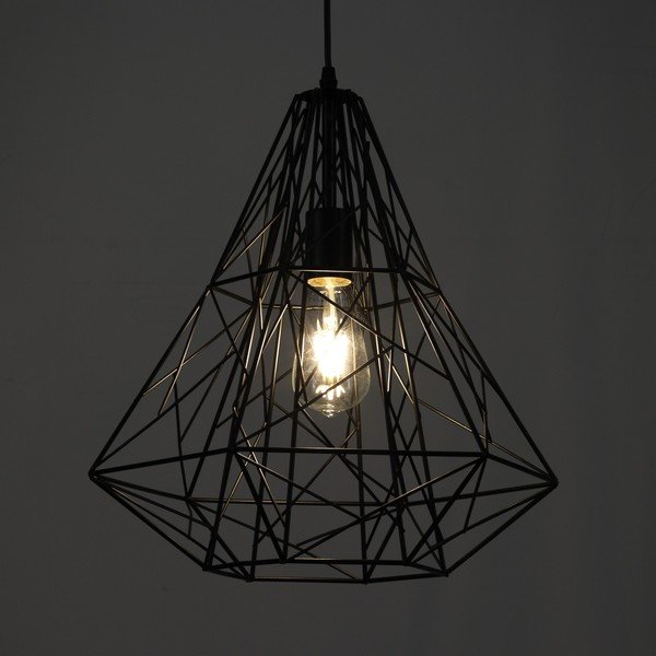 Černé závěsné svítidlo Tomasucci Diamond Black-image-1