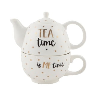 Kameninová konvička s hrnkem Sass & Belle Tea Time