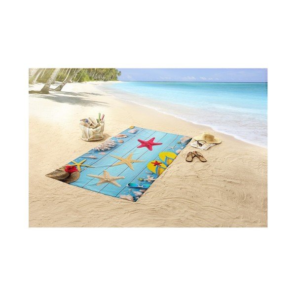 Plážová osuška s potiskem Good Morning Beachy, 100 x 180 cm-image-1