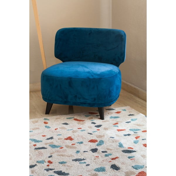 Krémový pratelný ručně tkaný bavlněný koberec 140x200 cm Terrazzo Marble – Lorena Canals-image-3