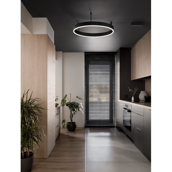 Matně černé hliníkové LED stmívatelné stropní svítidlo Motif – Nova Luce-image-1