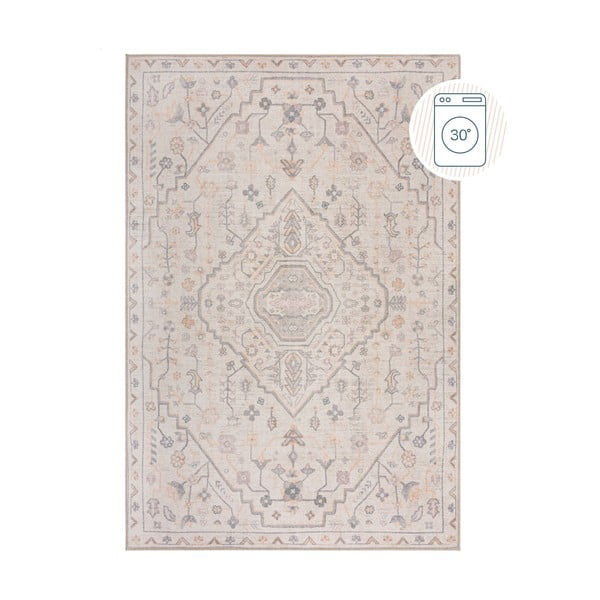 Krémový pratelný koberec 115x170 cm Teo Traditional – Flair Rugs