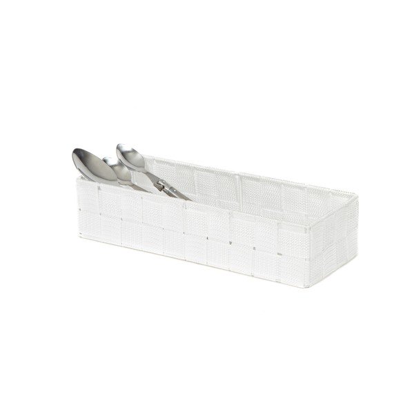 Bílý koupelnový organizér Compactor Stan, 12 x 30 cm-image-1