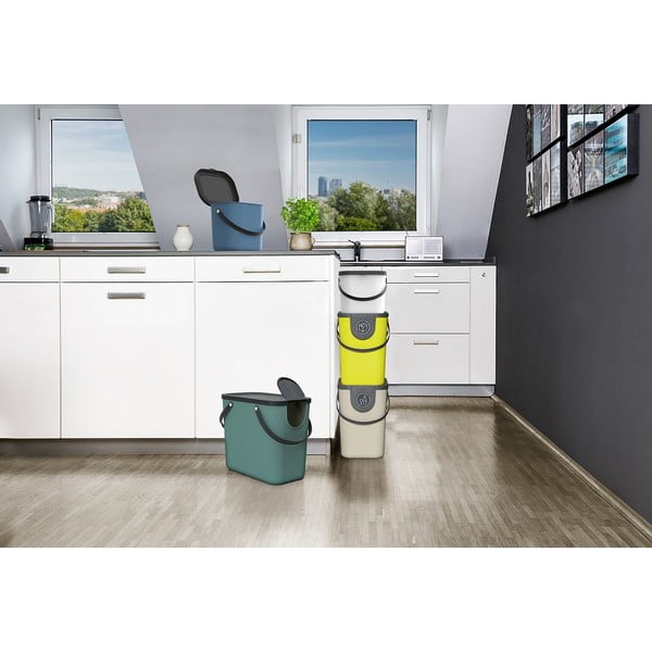 Tmavě šedá nádoba na kompostovatelný odpad 6 l Albula – Rotho-image-3