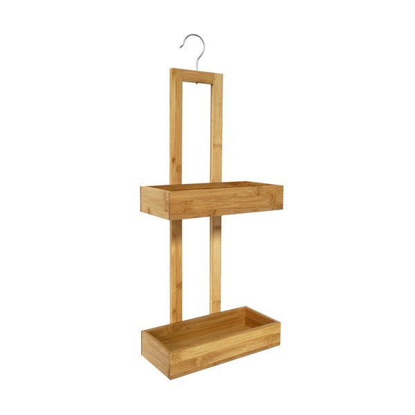 Závěsná bambusová koupelnová polička v přírodní barvě Hanoi – douceur d'intérieur-image-2