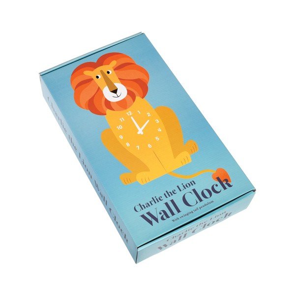 Dřevěné hodiny Rex London Charlie The Lion-image-2