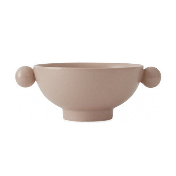 Světle růžová porcelánová servírovací miska Inka – OYOY Living Design