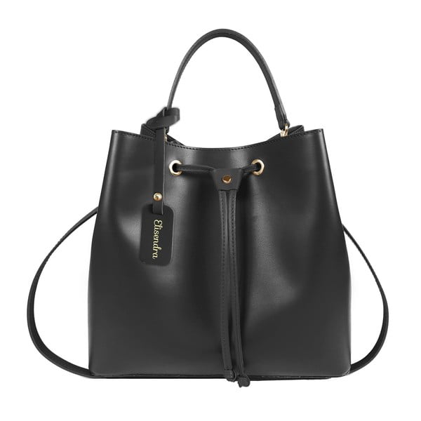 Černá kožená kabelka Maison Bag Lexy