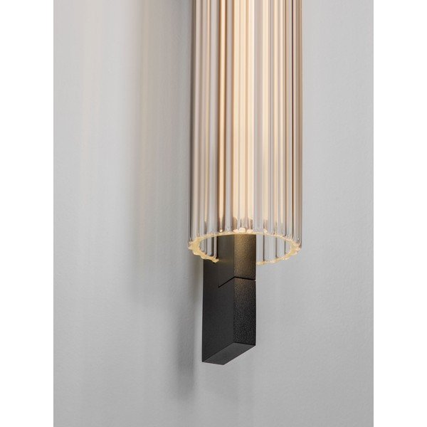 Matně černé hliníkové LED stmívatelné nástěnné svítidlo Glovia – Nova Luce-image-2