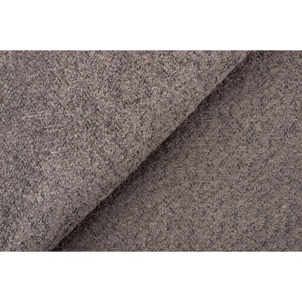 Šedý modul pohovky z textilie bouclé (středový díl) Roxy – Scandic-image-4