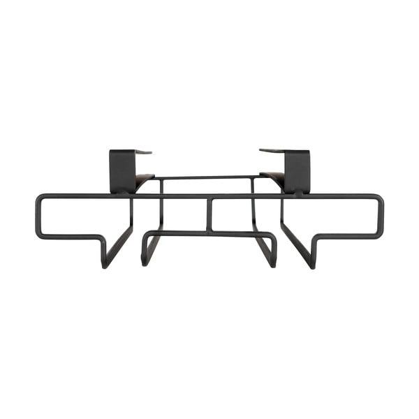 Černý stojan pod poličku na skleničky Wenko-image-2