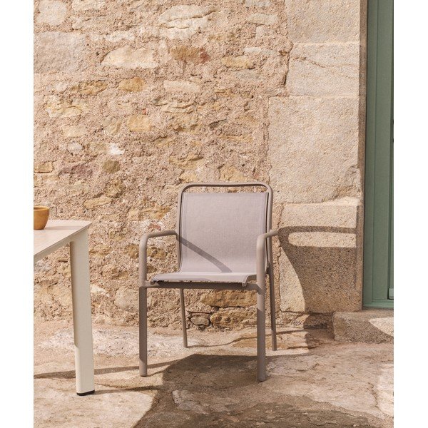 Taupe zahradní židle Luri – Kave Home-image-2