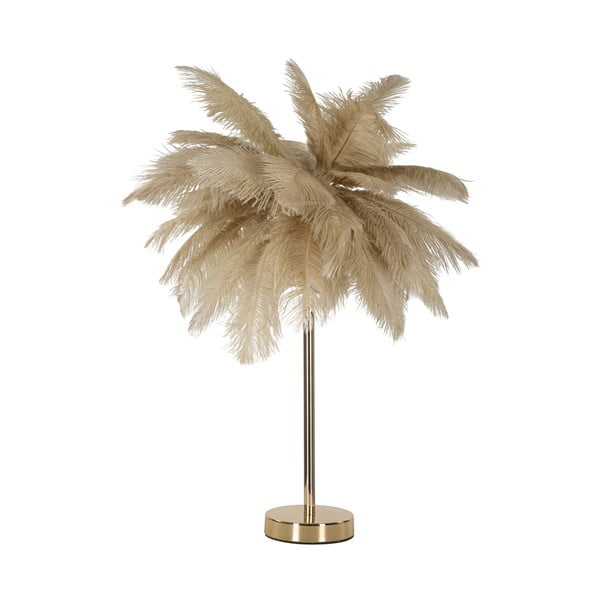 Stolní lampa ve zlaté barvě (výška 55 cm) Palm – Mauro Ferretti