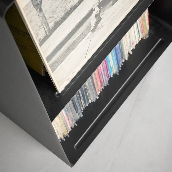 Černý kovový pojízdný regál 40x73x38 cm Tower – YAMAZAKI-image-4