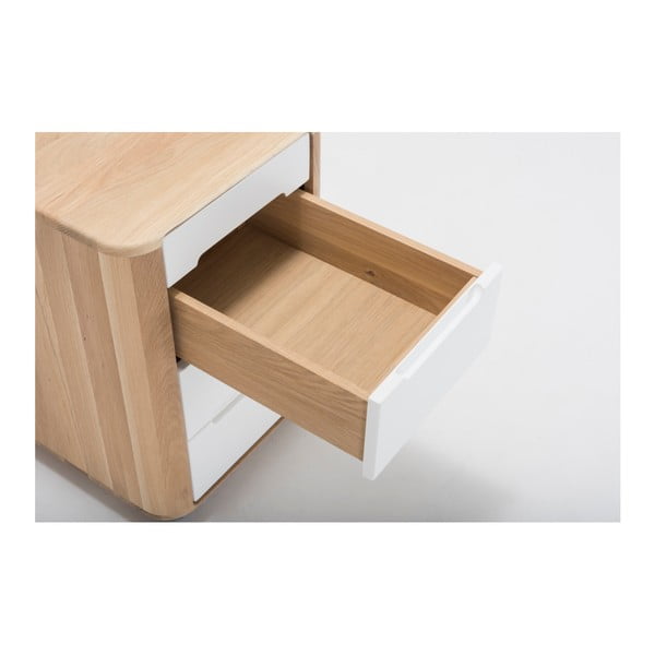 Zásuvkový díl s konstrukcí z masivního dubového dřeva Gazzda Ena-image-4