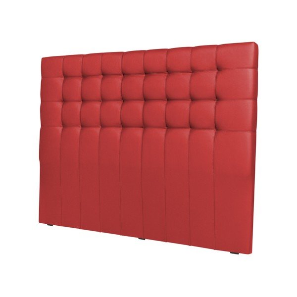 Červené čelo postele Cosmopolitan design Torino, šířka 202 cm