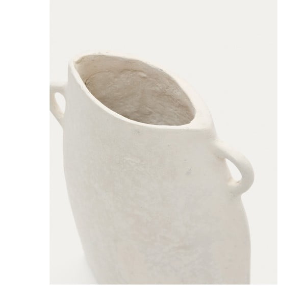 Krémová ručně vyrobená váza (výška 27 cm) Neti – Kave Home-image-2