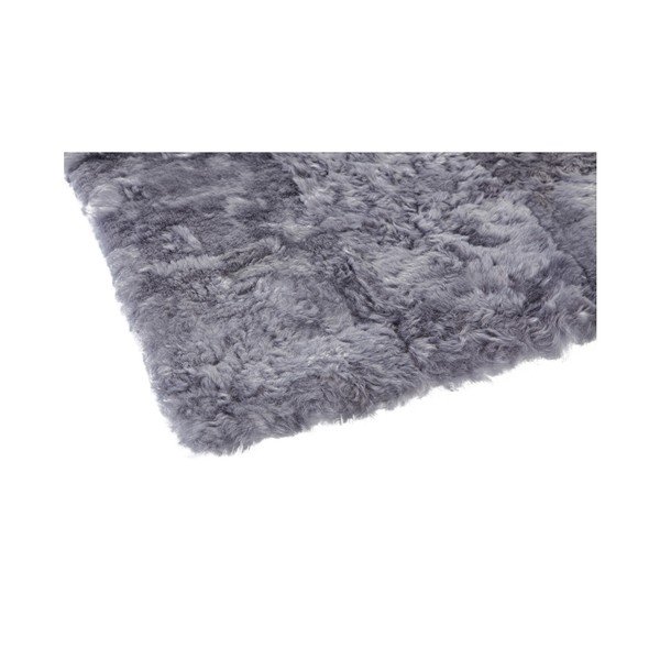 Šedý koberec z ovčí vlny Woooly Icelandic-image-2
