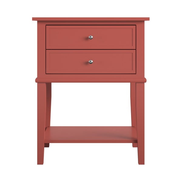 Noční stolek v cihlové barvě Franklin – Støraa-image-2