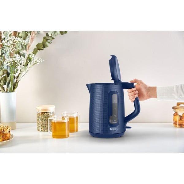 Tmavě modrá plastová rychlovarná konvice 1,7 l KO2M0410 – Tefal-image-2