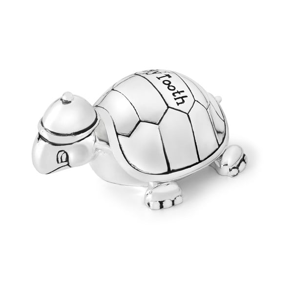 Kovová krabička na první zoubek ø 8x3 cm Turtle – Zilverstad